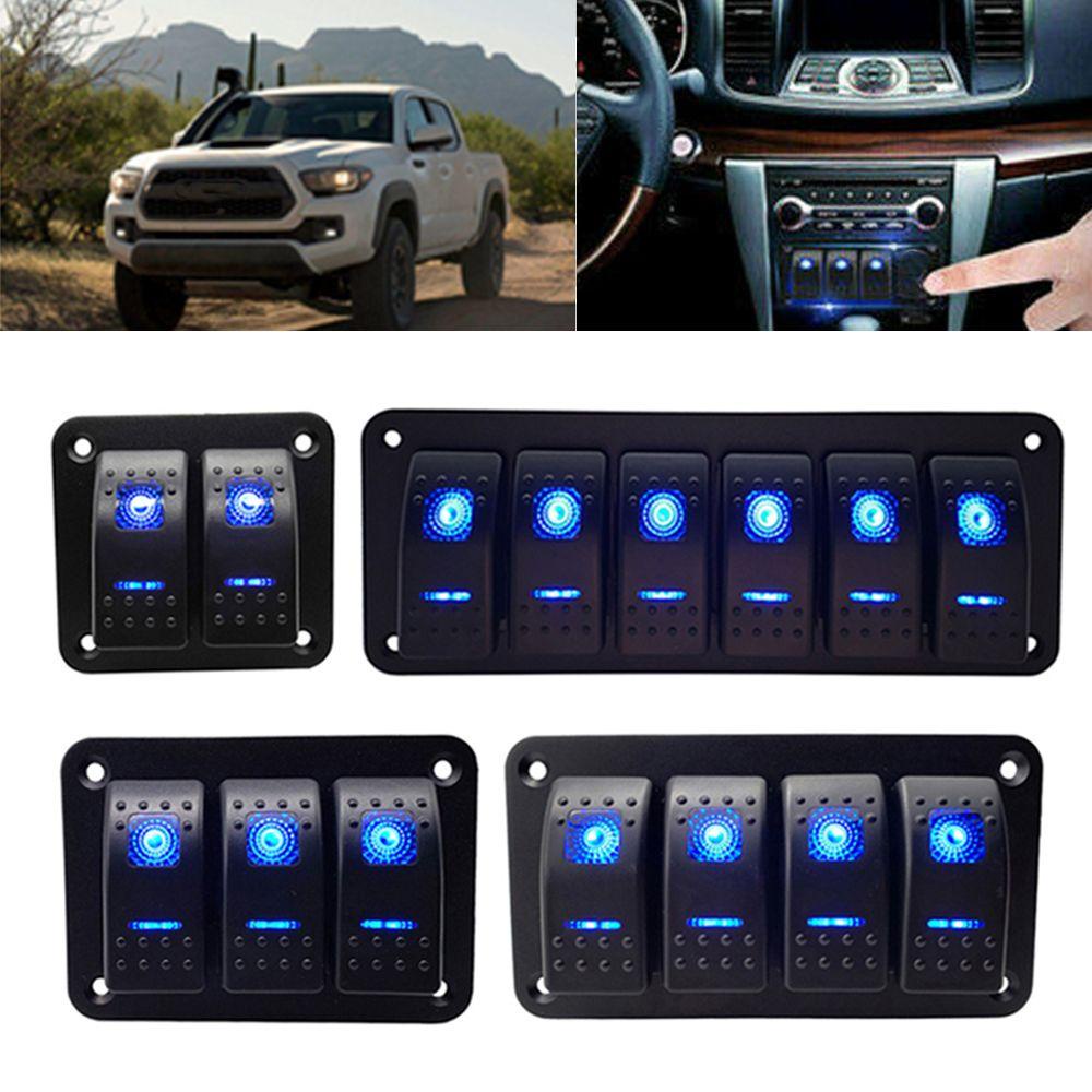 Bảng Công Tắc Đèn LED RV 12V / 24V Chống Nước Sửa Chữa Cho Tàu Thuyền / Xe Hơi