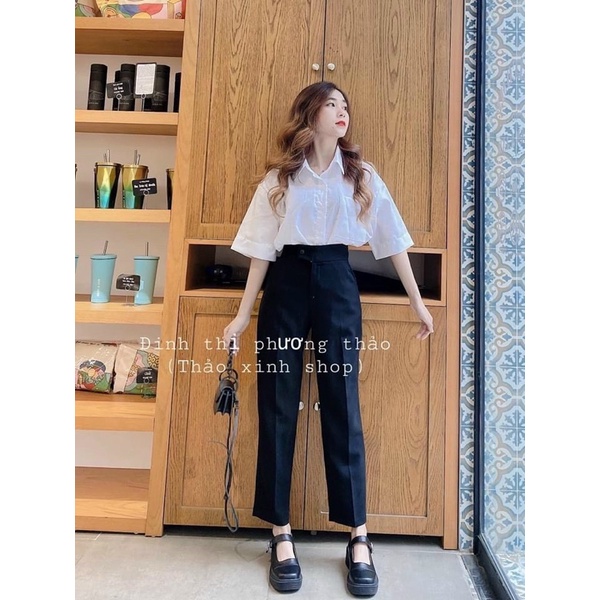 Quần tây nút lệch 99k 7862 | BigBuy360 - bigbuy360.vn