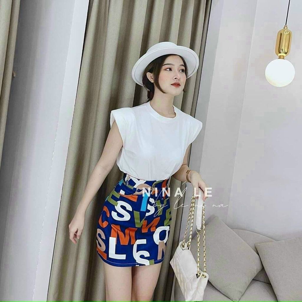 Set Đồ Nữ Đi Chơi, Áo Phông Kèm Chân Váy Thiết Kế Đi Chơi Đi Tiệc Sang Chảnh Thời Trang Nữ Xm Minh Phúc