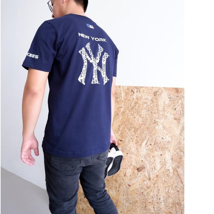֍ Mlb - Áo Thun In Logo Đội Yankees Thời Trang Năng Động ☪