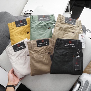 Quần Short Linen Nam Eric Home cao cấp co giãn thoải mái D365-QS01