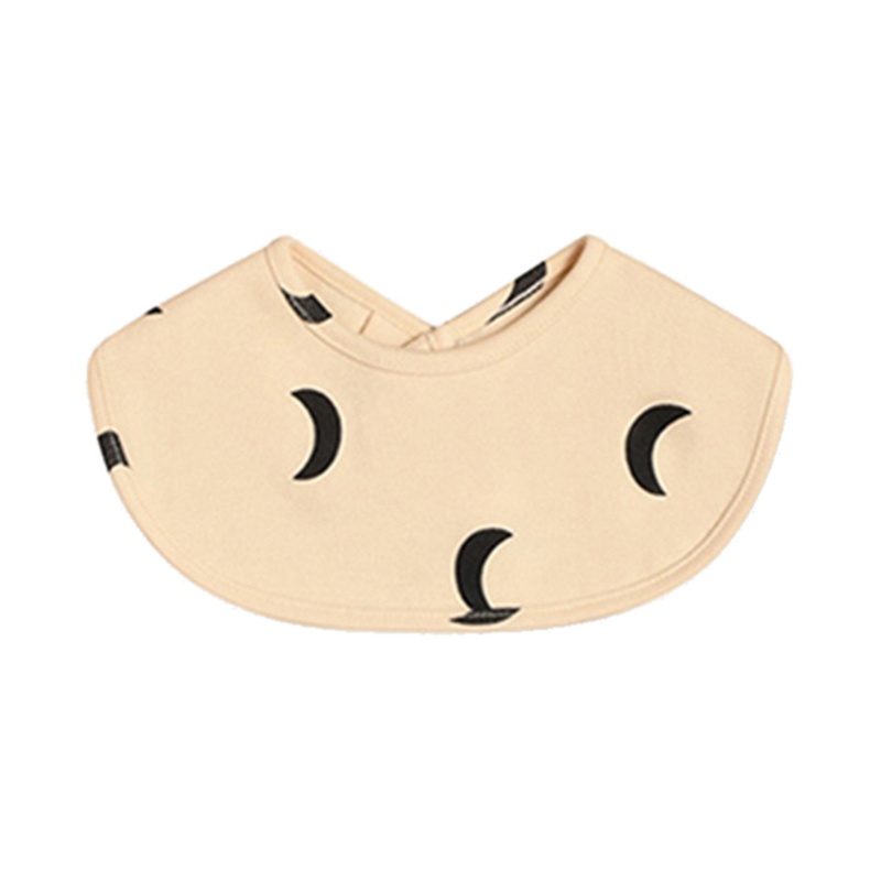 Yếm Ăn Cotton Hai Lớp Mềm Mại In Họa Tiết Hoạt Hình Có Nút Bấm Dành Cho Bé