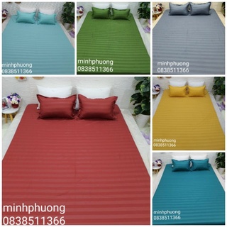 ✅[ GIẢM GIÁ] Ga chun bọc đệm + 2 vỏ gối đầu