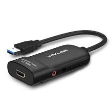 Bộ chuyển đổi USB (3.0) -&gt; Displayport Wavlink WS UG 5501DP dây dính liền, 35DP5 dây rời