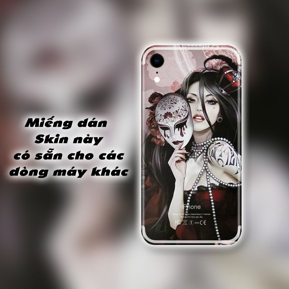 Miếng dán skin hình Thiếu nữ Nhật bản (Mã: atk051) cho iPhone 5/6/6Plus/7/7Plus/X/XS max/11/11 Pro/11Pro max