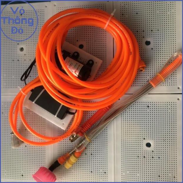 Máy bơm tưới mini 12v có khoá nước tự động ngắt