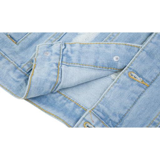 Áo khoác bò denim Nelly thu đông áo khoác jean basic