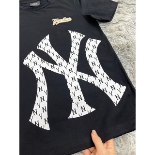 | Ảnh Thật | Áo Yankee Đen Trắng Logo Trước