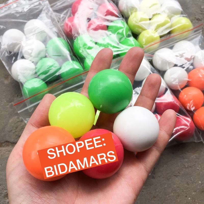 Túi 10 Bóng Bi Lắc Việt Nam Đường Kính 34mm