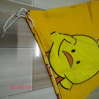 sét ga gối cotton poly mẫu vịt vàng