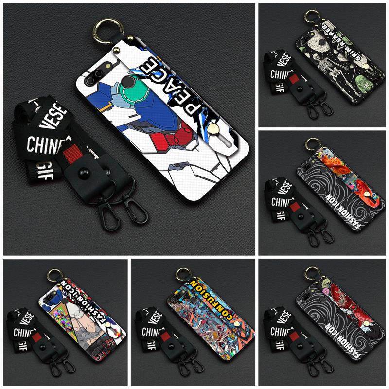 Silicone Kickstand Phone Case For ZTE Blade V9 Vita Graffiti Soft Case Waterproof For Woman Anti-dust Durable Soft