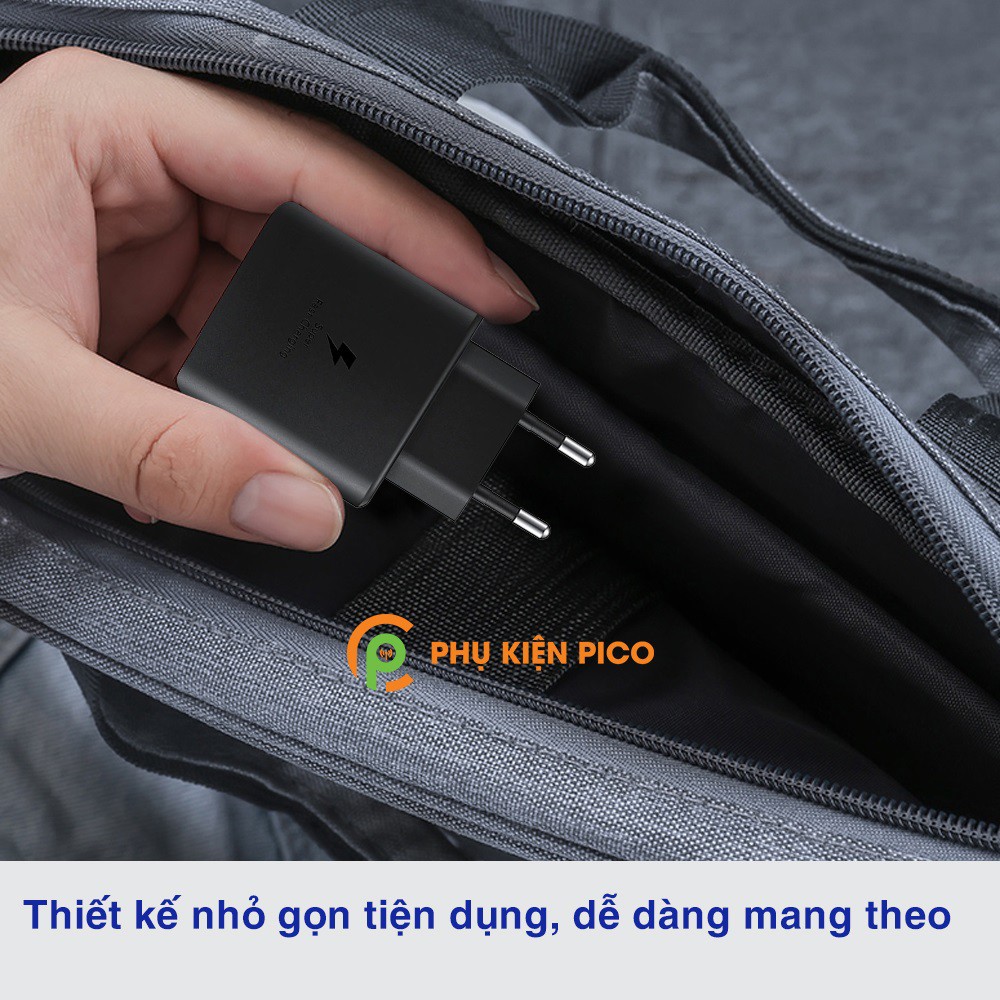 Củ sạc siêu nhanh 45W cho Samsung Galaxy Note 10/ Note 20/ S20 Series/ Z Fold 2/ Z Flip cổng Type C chính hãng