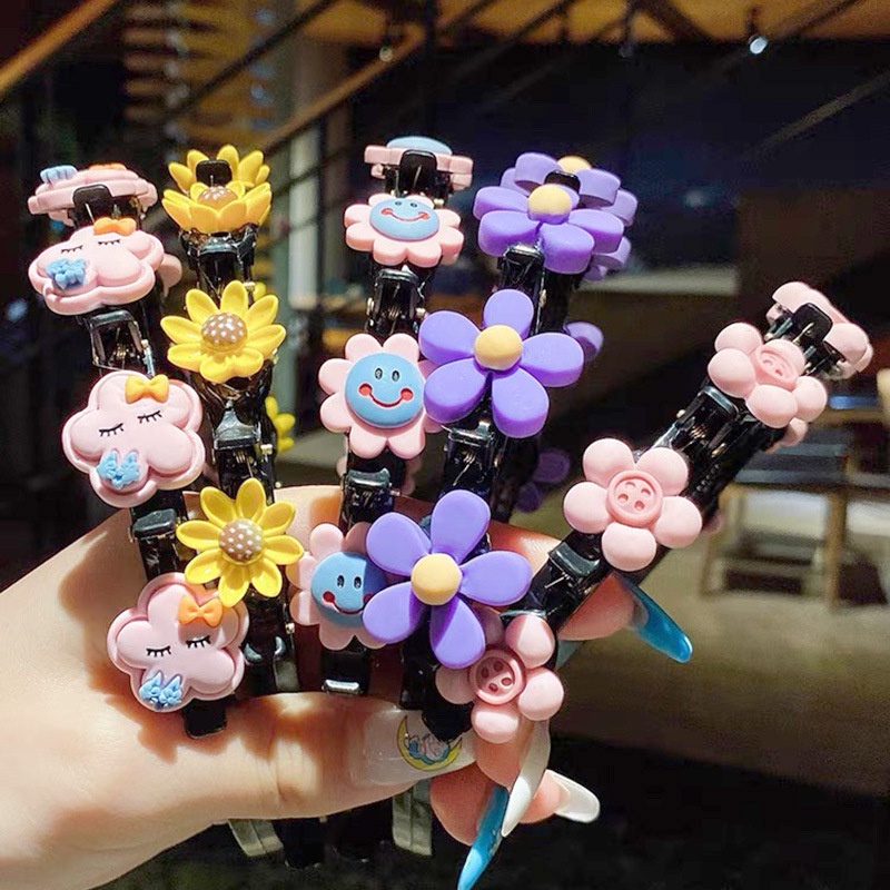 Băng Đô Cài Tóc Dệt Nhiều Lớp Họa Tiết Trái Cây Dễ Thương Thời Trang Hàn Quốc Cho Bé Gái