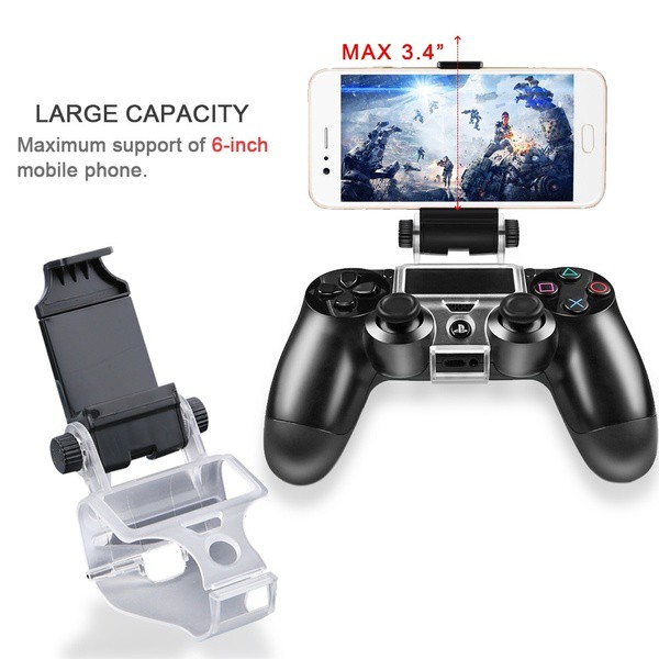 Kẹp tay cầm ps4 điện thoại giá đỡ tay cầm Ps4 với điện thoại