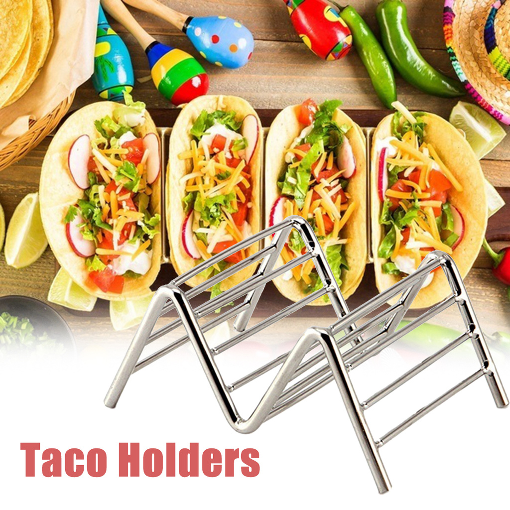 Giá đỡ bánh taco SJJL bằng thép không gỉ tiện dụng cho nhà bếp