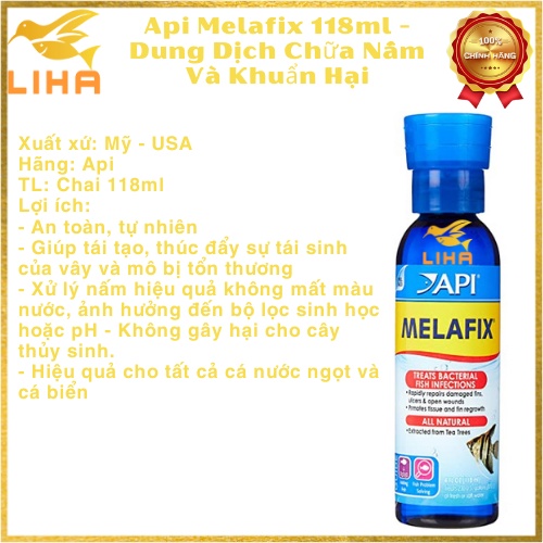 Api Melafix - Dung Dịch Kháng Khuẩn Cao Cấp Cho Cá Cảnh