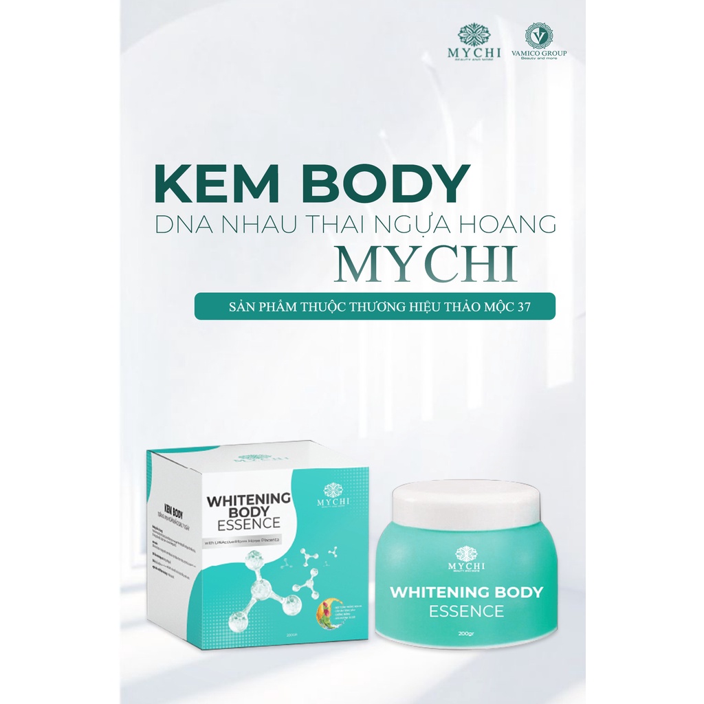 [Tặng 5 Nạ Trắng Da] Kem Body Trắng Da Toàn Thân- Kem Body Mychi Thảo Mộc  37 Date NEW
