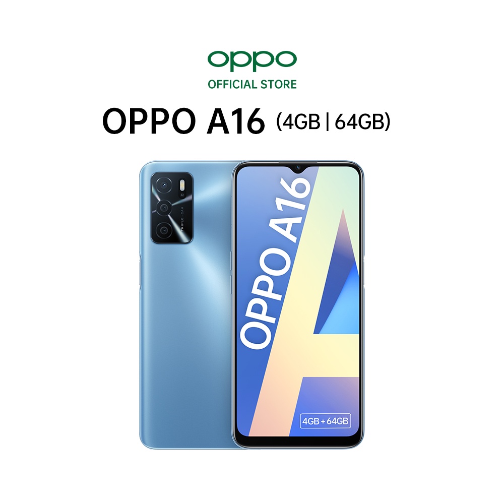 Điện thoại OPPO A16 4GB - Hàng chính hãng