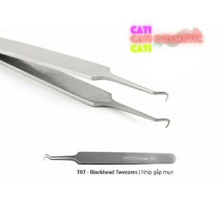 Nhíp gắp mụn đầu đen vacosi - blackhead tweezers t07