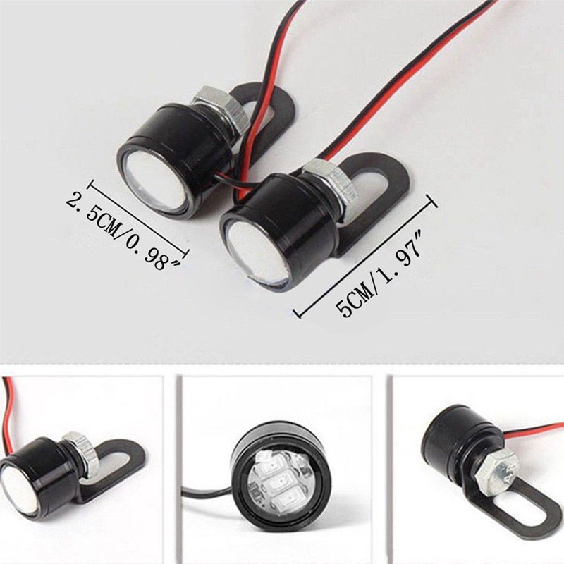 Bộ 2 đèn pha LED gắn xe máy hỗ trợ giữ an toàn