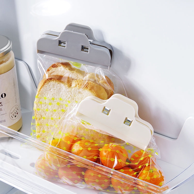 Kẹp nhựa niêm phong miệng túi thực phẩm bảo quản thức ăn, ngăn côn trùng - Guchi.store