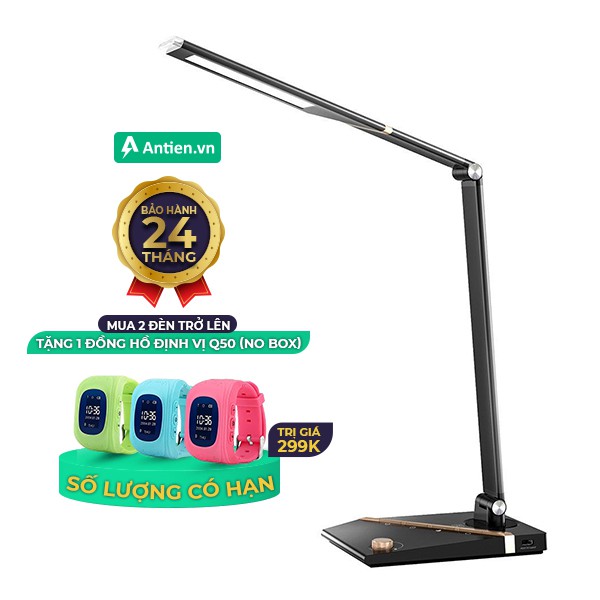 Đèn bàn LED bảo vệ mắt TaoTronics TT-DL028, 12W, Thiết kế cổ điển ,Chính Hãng Bảo Hành 24 Tháng