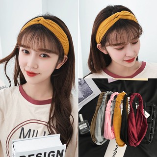 Băng Đô Turban Sọc Kẻ Chìm Vải Thun Siêu Co Giãn !