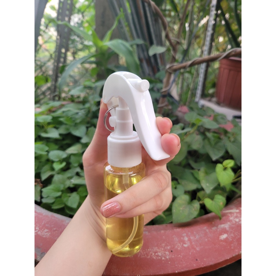 Bình Xịt Mini Tiện Ích100ml Nhiều Màu Đựng Cồn Hoặc Chất Lỏng Xịt Phun Sương Có Móc Khóa