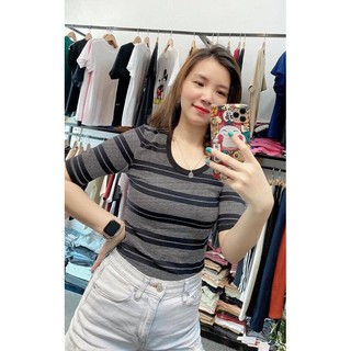 Áo phông u tay lỡ uniqlo nhật auth