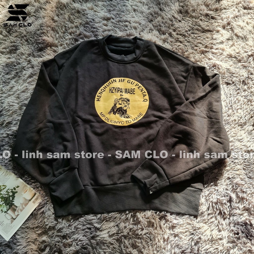 Áo khoác nỉ nữ SAM CLO hoodie chui có mũ NỈ 1 LỚP tay dài thu đông freesize dáng unisex