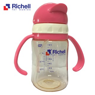 Bình ống hút PPSU Richell 200ml, 260ml, 320ml
