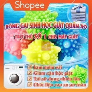 BÓNG GIẶT QUẦN ÁO CÓ GAI - Quả Cầu Gai Giặt Đồ Không Cần Là Ủi Thông Minh