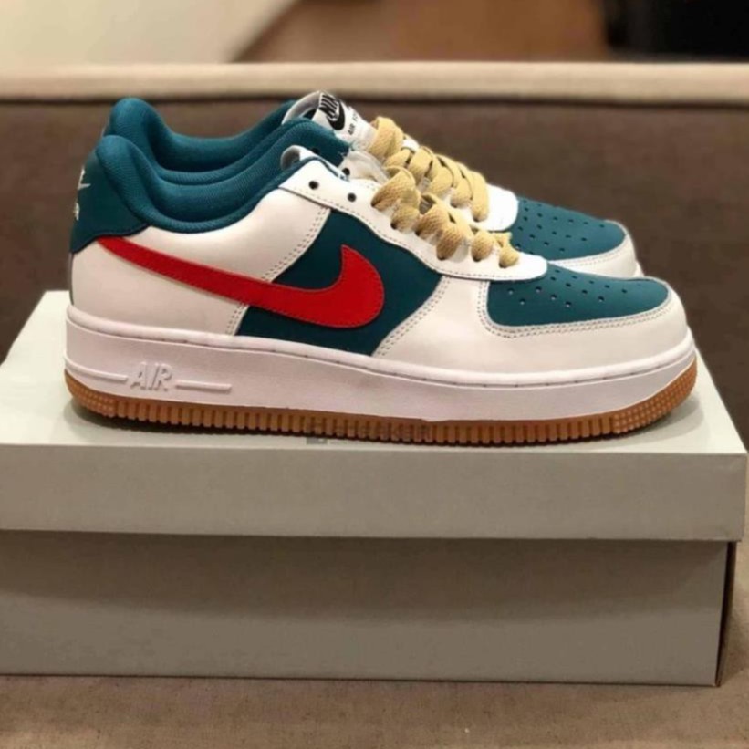 [Full Box Bill] Giày thể thao nike_gucci, Giày AF1 GC xanh đỏ nam nữ cao cấp siêu hot 2021