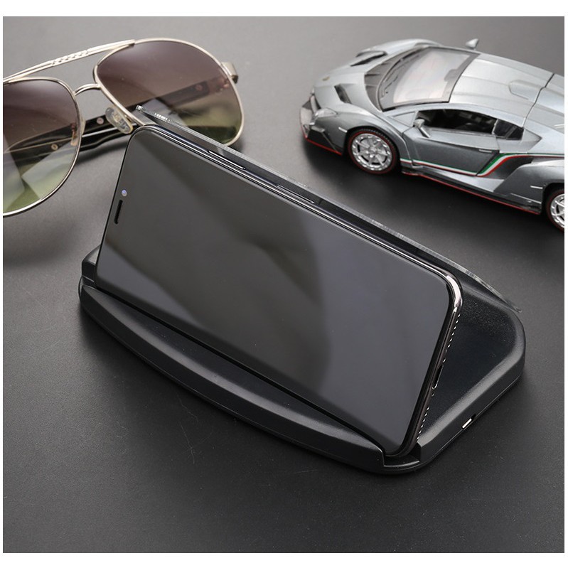 Giá Đỡ Điện Thoại Gương HUD Cao Cấp Đa Năng 3 Trong 1 Tích Hợp Sạc Nhanh Không Dây, Phản Chiếu Màn Hình Điện Thoại