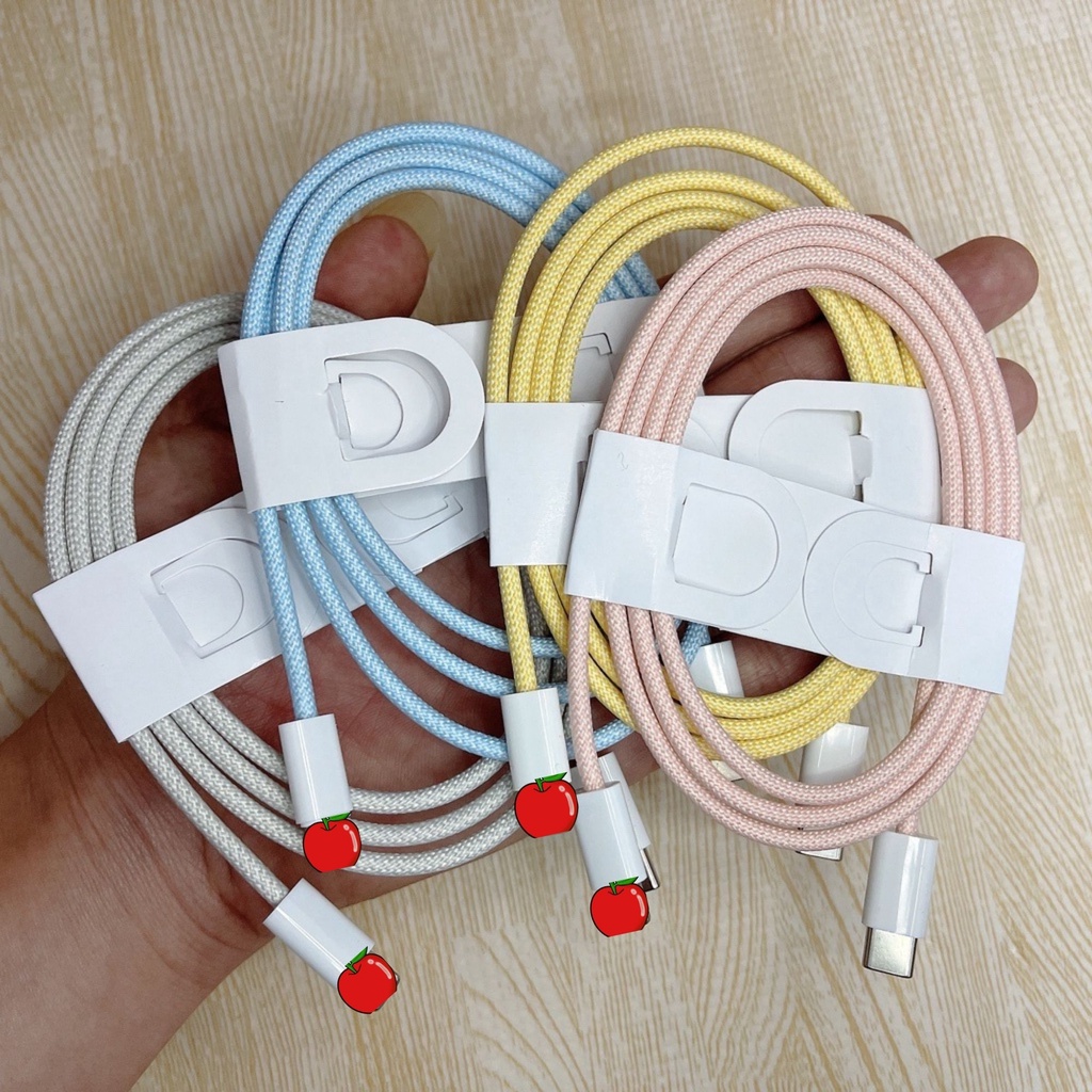 Cáp Sạc Nhanh PD C to cáp sạc18W,20W Dây Dù 1m Cho Xs Max 11 11Pro Max 12 12 Pro Max 13 Pro Promax