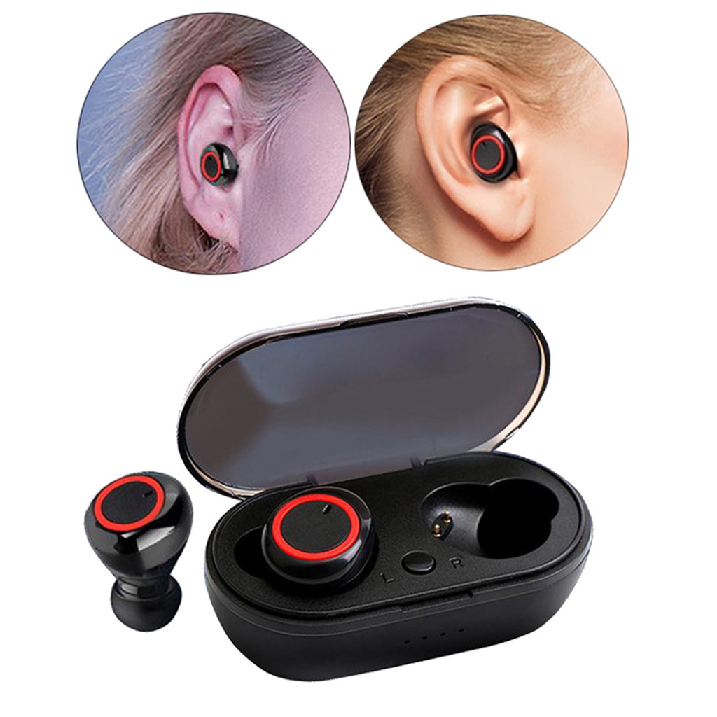 Y50 Tai nghe Bluetooth TWS Earbuds Tai nghe Bluetooth không dây Tai nghe âm thanh nổi Tai nghe Bluetooth Tai nghe có Mic và Hộp sạc