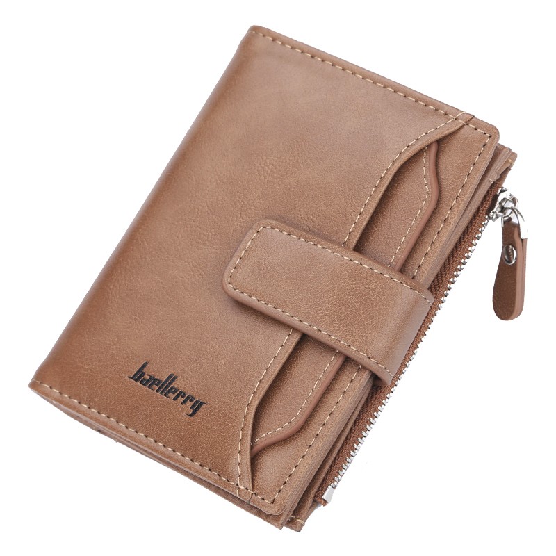 「COD」Baellerry Wallet Men's Short Section Korean Fashion Multi-card Zipper Wallet