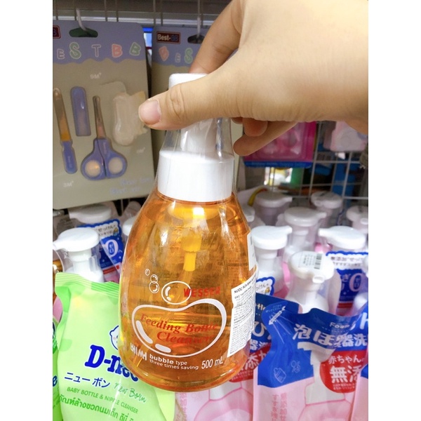 Nước rửa bình Wesser cho bé