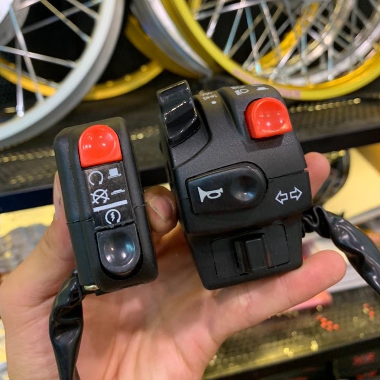 Cùm Công Tắc Domino Full Chức Năng Thích Hợp  Sirius Wave Nouvo msx Zoomer Raider Sonic Nova Su Sport Yaz
