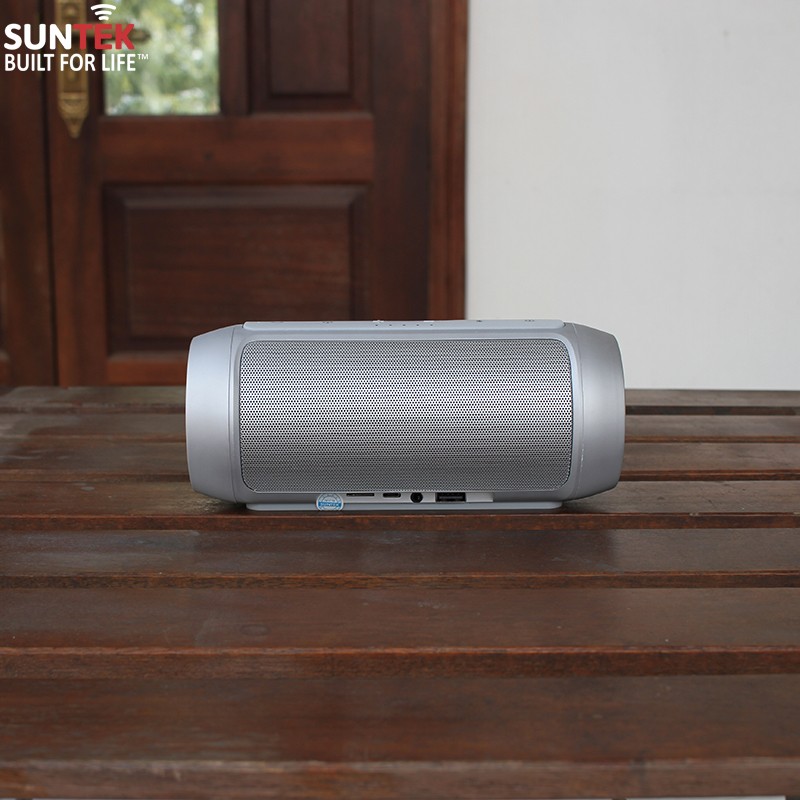 LOA Bluetooth SUNTEK S9 Kiêm Pin sạc dự phòng Gray