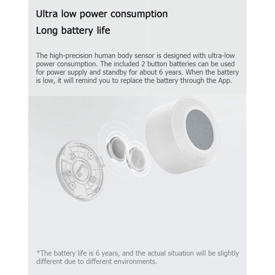 Cảm Biến Chuyển Động Aqara Độ Nhạy Cao - Aqara High Precision Motion Sensor - Tần số quét cao, tương thích HomeKit