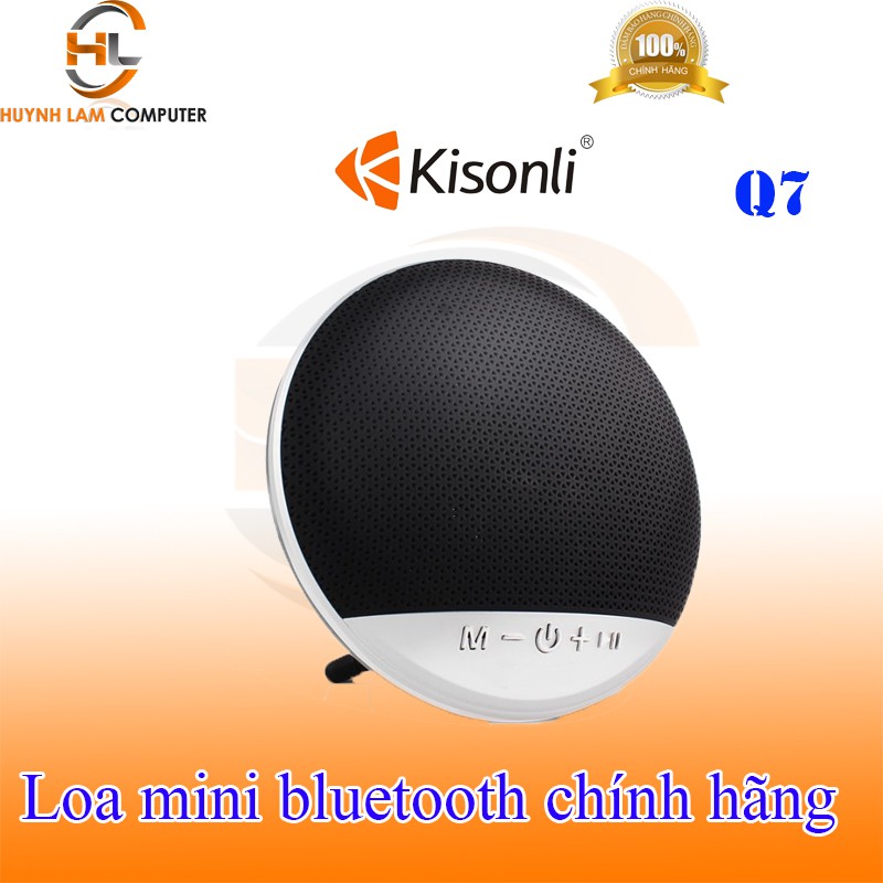 Loa Bluetooth mini Kisonli Q7 âm thanh chắc khõe sôi động - Hãng phân phối