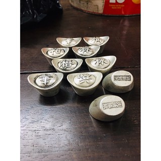 THỎI BẠC MINI PHONG THUỶ