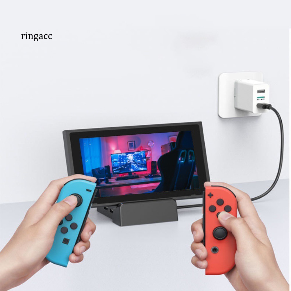 Đế sạc kiêm đế tản nhiệt cho tay cầm điều khiển chơi game NS Switch thiết kế dễ mang theo DIY