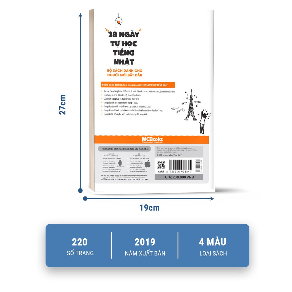 Sách - 28 Ngày Tự Học Tiếng Nhật - Bộ Sách Dành Cho Người Mới Bắt Đầu
