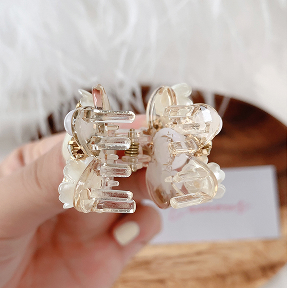 Kẹp tóc đính hạt ngọc trai nhân tạo kiểu dáng thời trang cho nữ