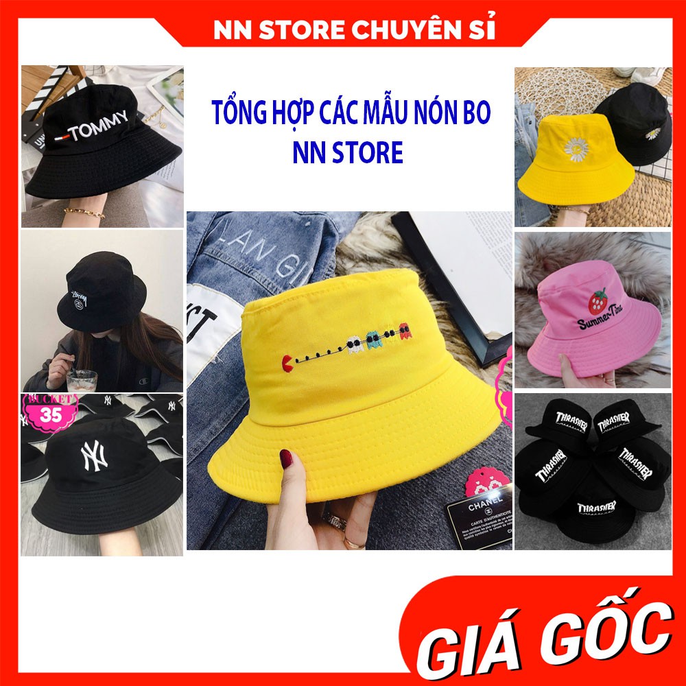 NÓN BUCKET TAI BÈO UNISEX - HÀNG ĐẸP ⚡ẢNH TỰ CHỤP⚡ NÓN BO ⚡ TỔNG HỢP