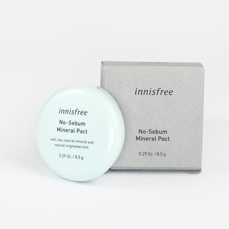 Phấn Phủ Nén Kiềm Dầu Innisfree No Sebum Mineral Pact 8.5g ( mẫu mới 2019 ) | BigBuy360 - bigbuy360.vn