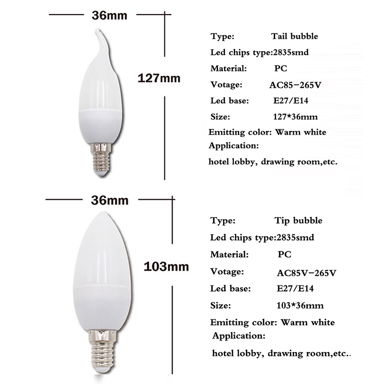 Bóng đèn LED cảm biến trọng lực E27 hình ngọn nến độc đáo sáng tạo