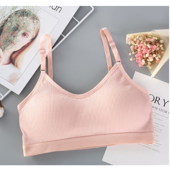 Bra / Áo Ngực Cotton Sợi Tăm Liền Mạch Xuất Hàn  Hàng Loại Đẹp.